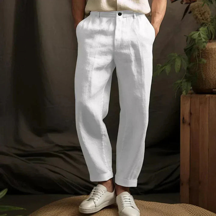 Men's Lightweight Linen Pants – Perfect for Summer Comfort-The Yellow Prime