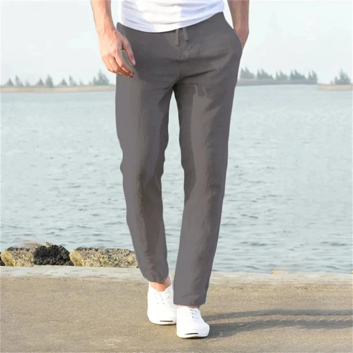 Men's Lightweight Linen Summer Pants – Comfortable and Airy Design-The Yellow Prime