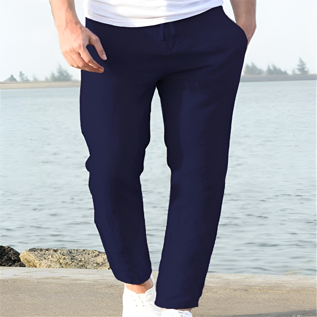 Men's Lightweight Linen Summer Pants – Comfortable and Airy Design-The Yellow Prime