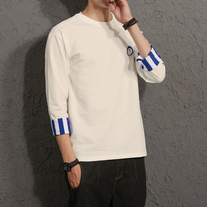 Men's Lightweight Relaxed Boxy Cotton T-Shirt for Autumn-The Yellow Prime