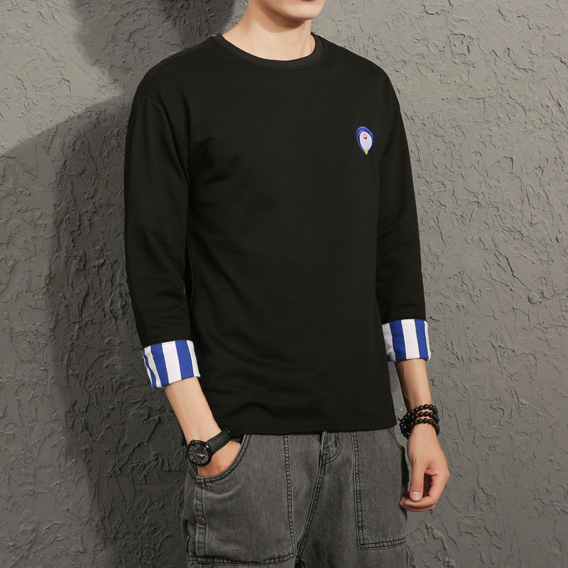 Men's Lightweight Relaxed Boxy Cotton T-Shirt for Autumn-The Yellow Prime