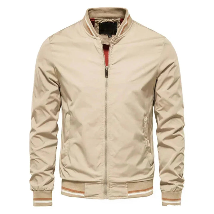 Men's Lightweight Sporty Bomber Jacket with Modern Fit-The Yellow Prime