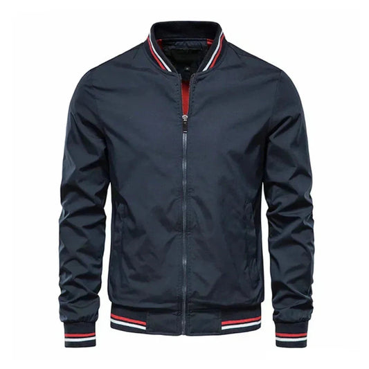 Men's Lightweight Sporty Bomber Jacket with Modern Fit-The Yellow Prime
