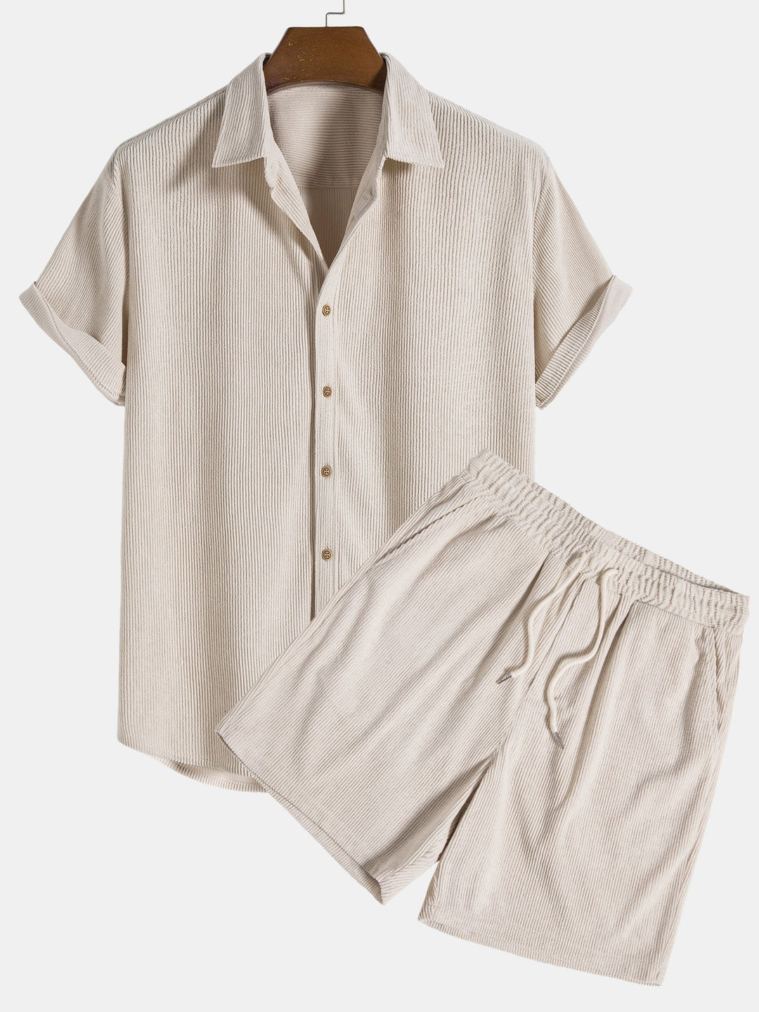 Men's Lightweight Two-Piece Summer Outfit - Casual, Comfortable, Versatile-The Yellow Prime