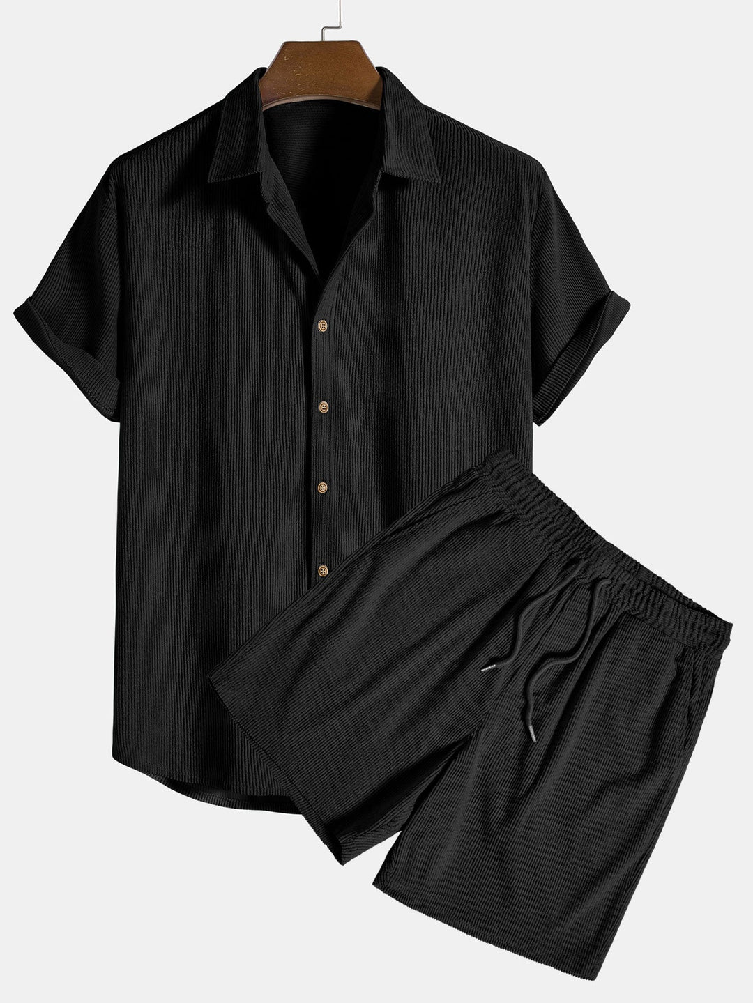 Men's Lightweight Two-Piece Summer Outfit - Casual, Comfortable, Versatile-The Yellow Prime
