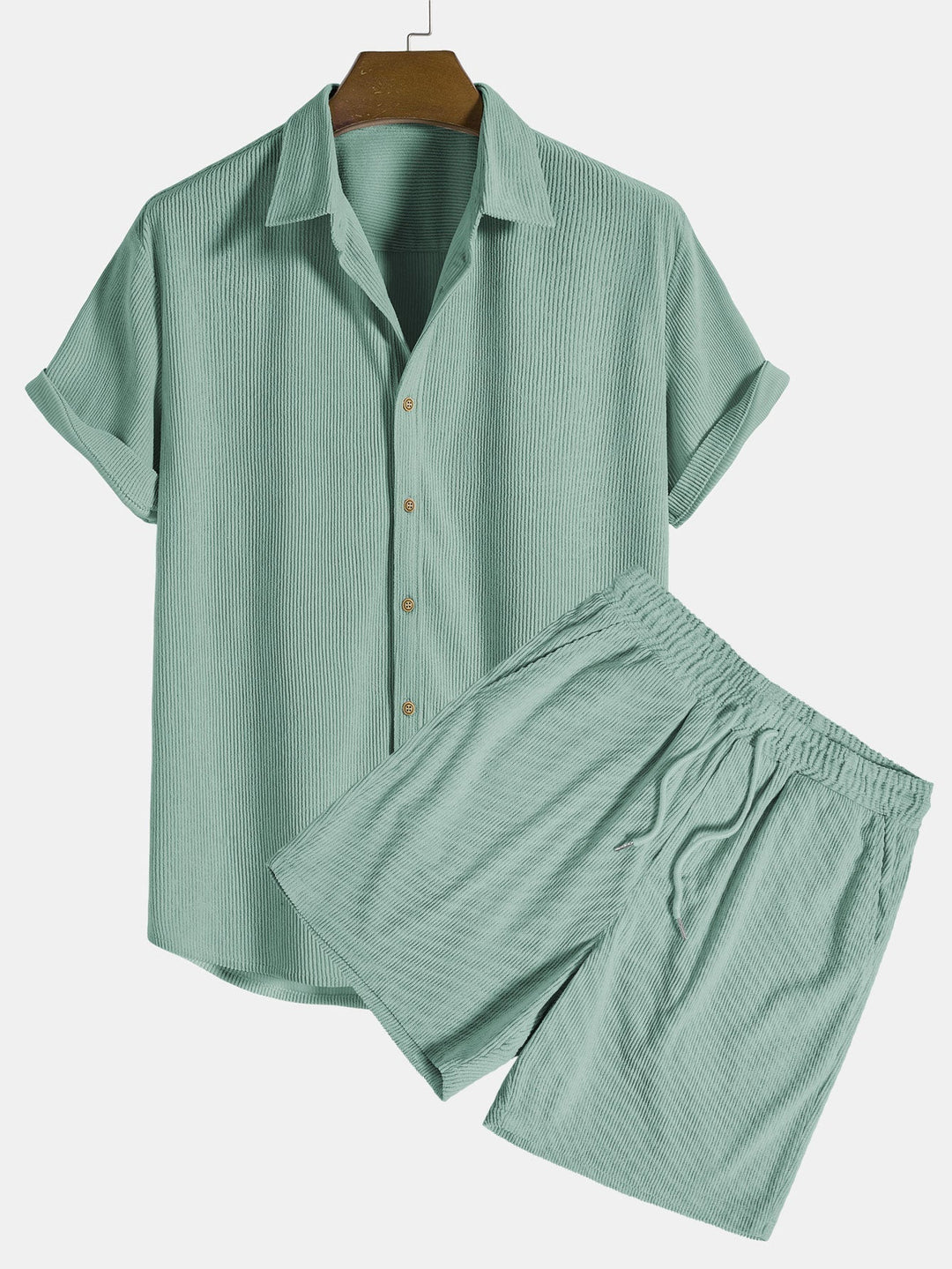 Men's Lightweight Two-Piece Summer Outfit - Casual, Comfortable, Versatile-The Yellow Prime