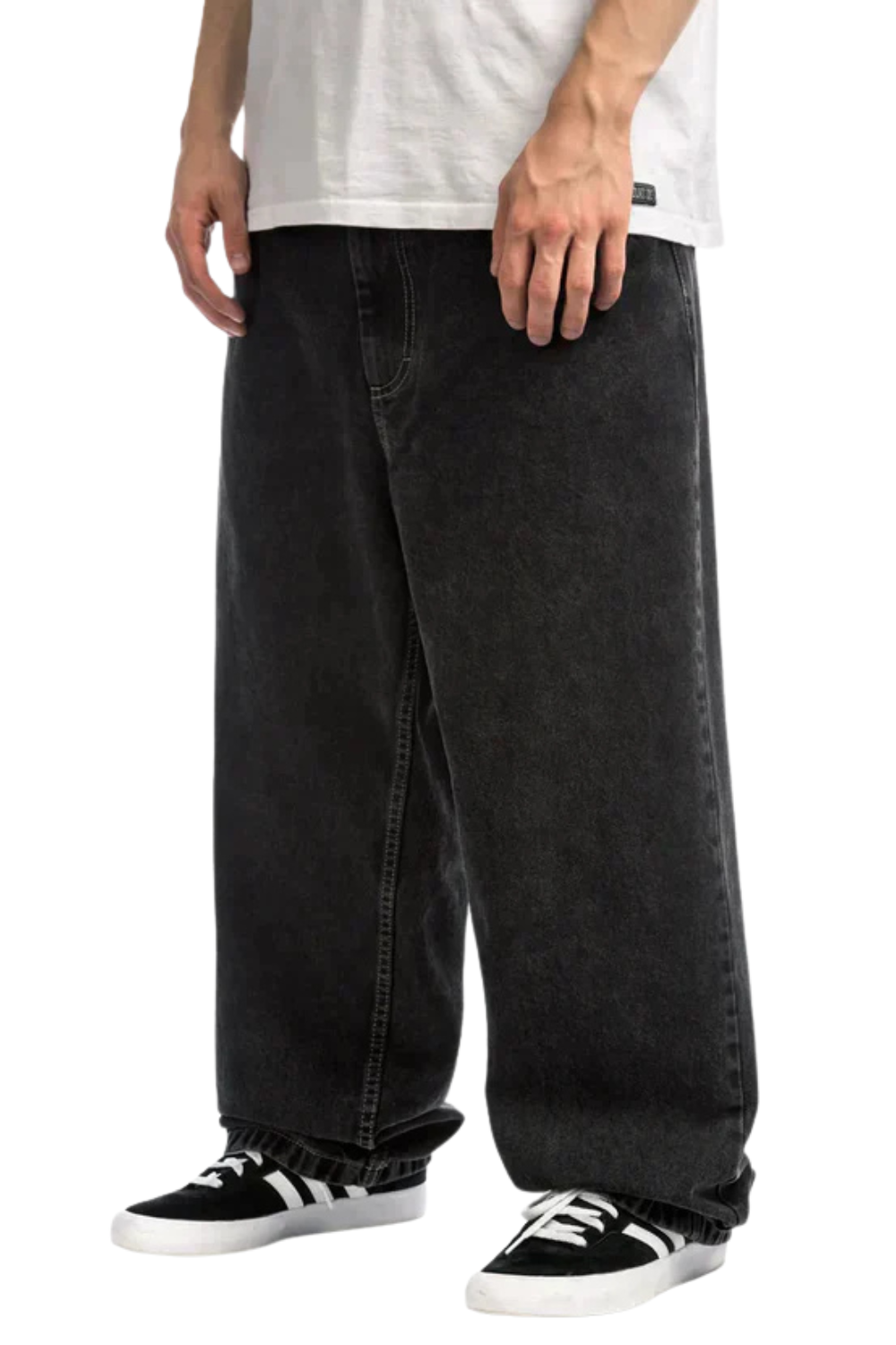 Men's Loose Fit Wide Leg Denim Jeans-The Yellow Prime