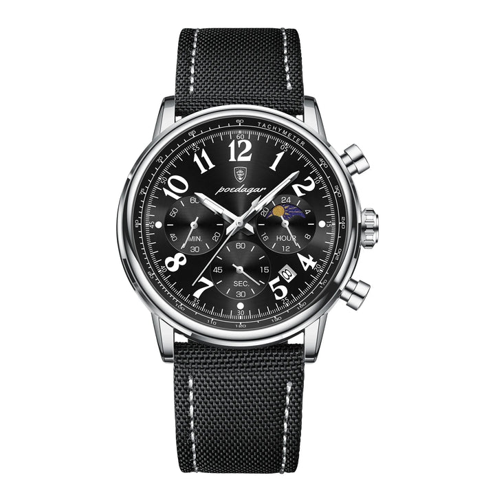 Men's Military Chronograph Watch with Waterproof Nylon Strap-The Yellow Prime
