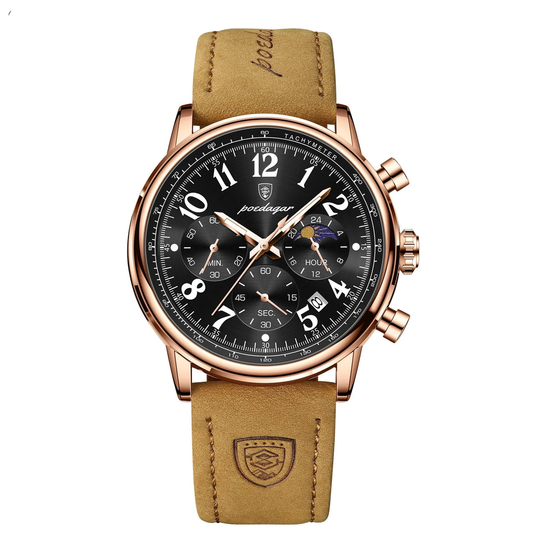 Men's Military Chronograph Watch with Waterproof Nylon Strap-The Yellow Prime