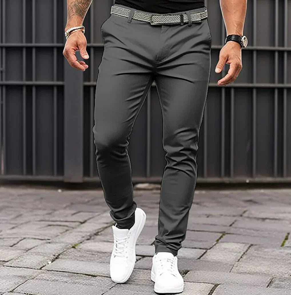 Men's Modern Fit Chino Pants for Comfortable Everyday Wear-The Yellow Prime