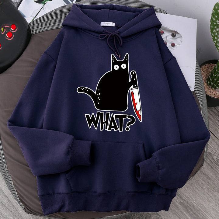 Men's Oversized Graphic Hoodie - Casual Wool Lined Pullover-The Yellow Prime