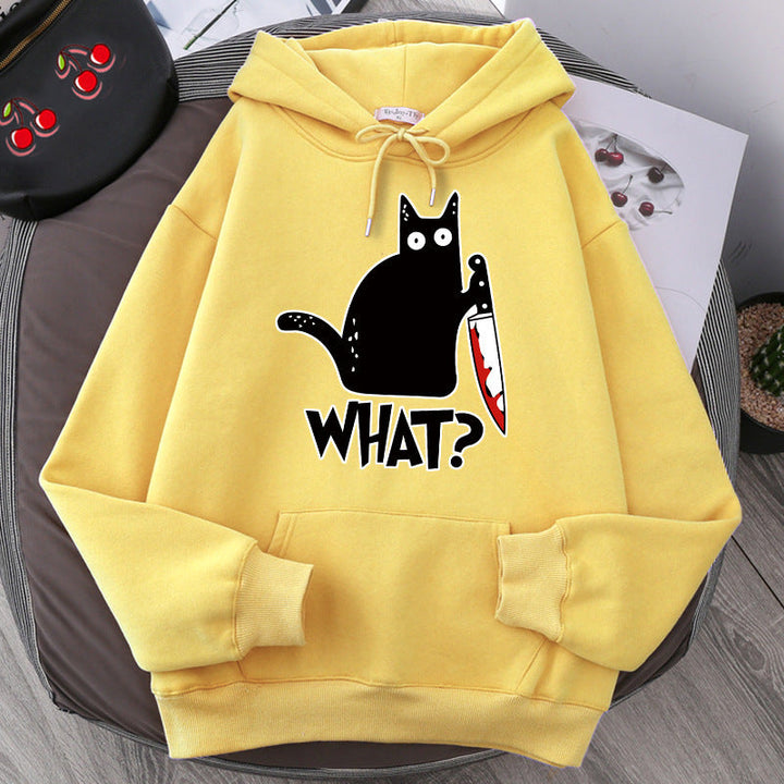 Men's Oversized Graphic Hoodie - Casual Wool Lined Pullover-The Yellow Prime