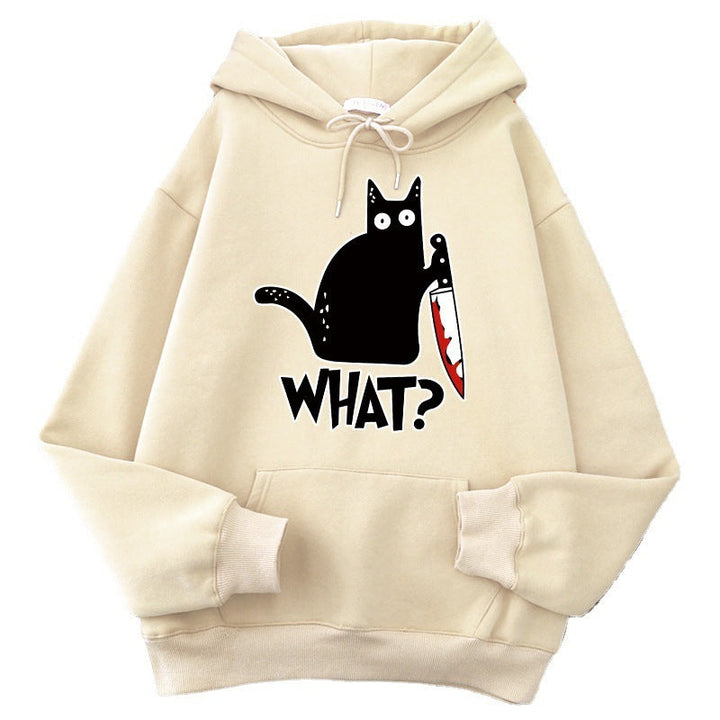 Men's Oversized Graphic Hoodie - Casual Wool Lined Pullover-The Yellow Prime