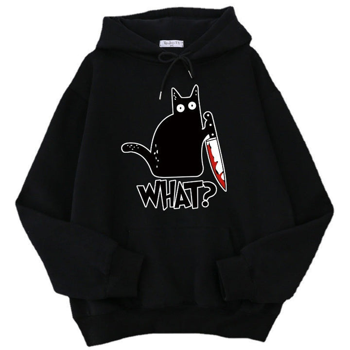 Men's Oversized Graphic Hoodie - Casual Wool Lined Pullover-The Yellow Prime