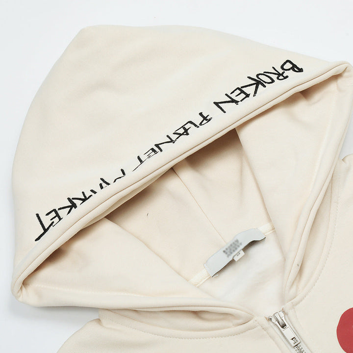 Men's Oversized Hooded Cardigan - Zip-Up Cotton for Autumn-The Yellow Prime