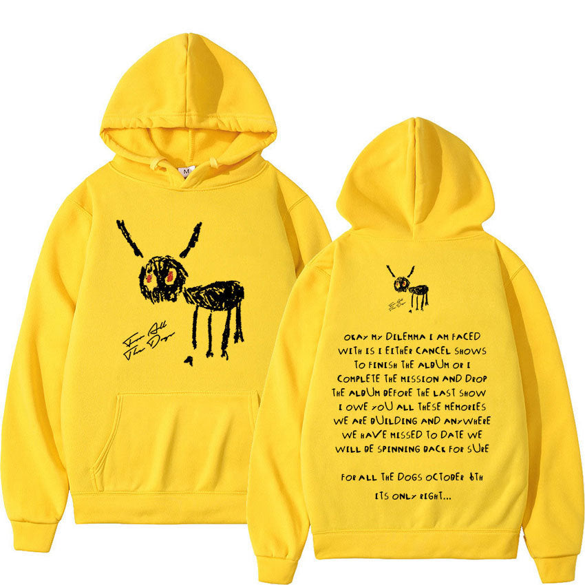 Men's Oversized Hoodie - Relaxed Fit Spandex Blend, Street Style-The Yellow Prime