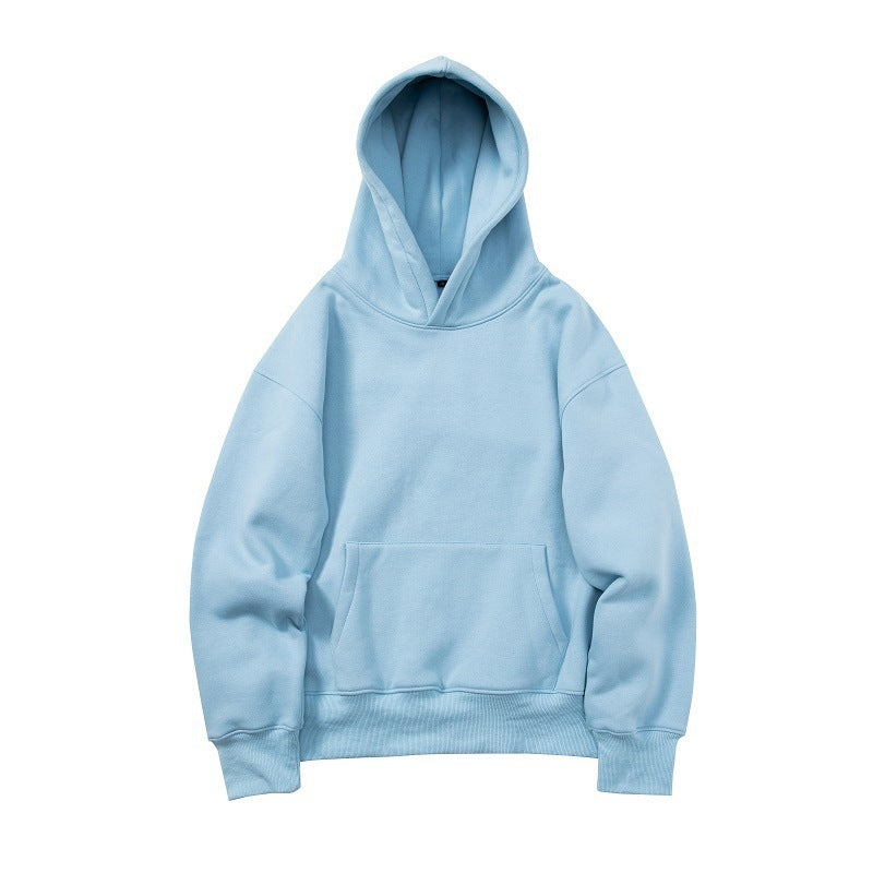 Men's Oversized Relaxed Hoodie - Boxy Cut Cotton Layering-The Yellow Prime