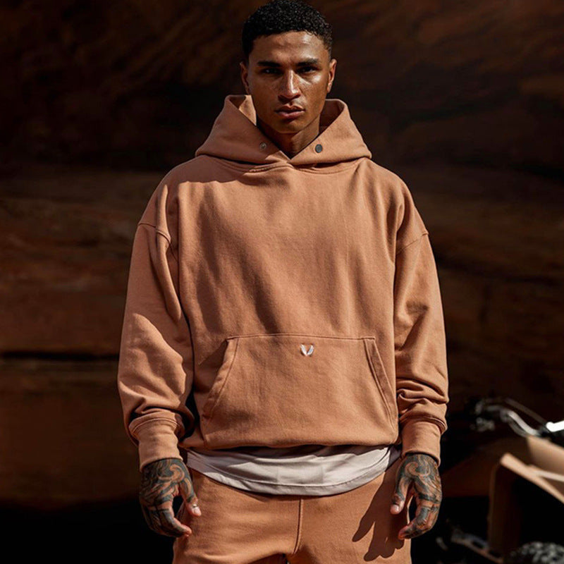 Men's Oversized Relaxed Pullover Hoodie - Cotton Casual Wear-The Yellow Prime