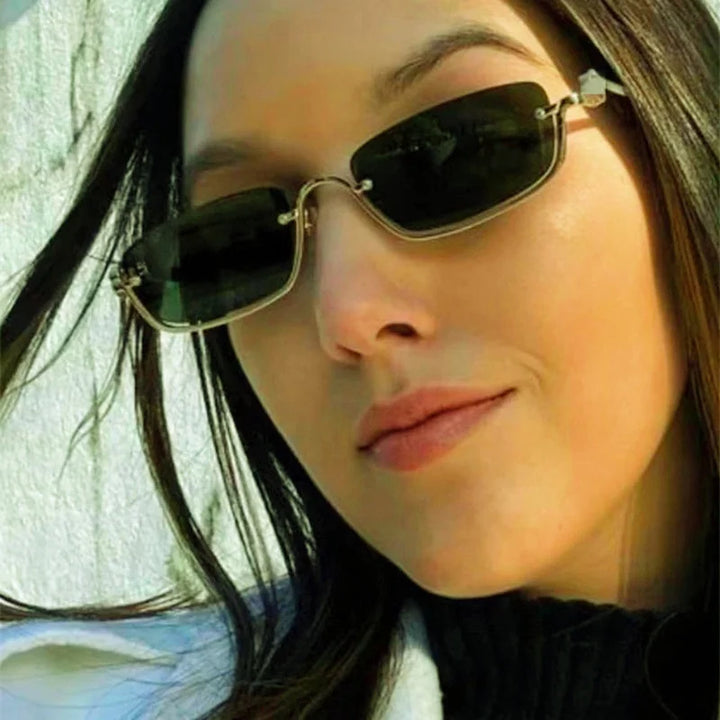 Men's Robust Sunglasses - Square Metal Frame, UV Protection for Travel-The Yellow Prime