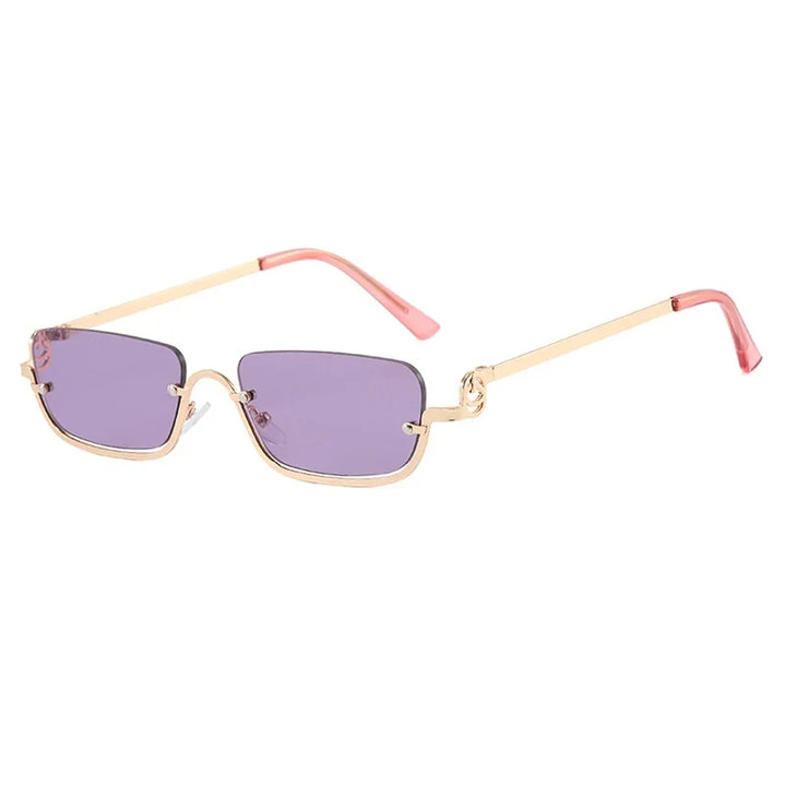 Men's Robust Sunglasses - Square Metal Frame, UV Protection for Travel-The Yellow Prime