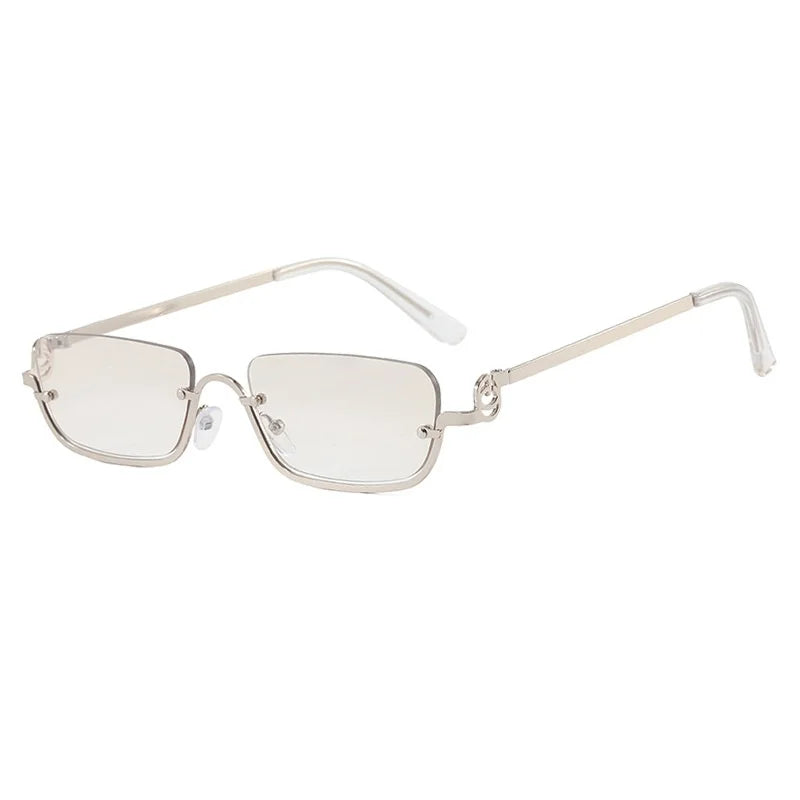 Men's Robust Sunglasses - Square Metal Frame, UV Protection for Travel-The Yellow Prime