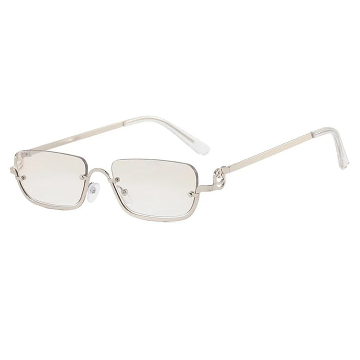 Men's Robust Sunglasses - Square Metal Frame, UV Protection for Travel-The Yellow Prime