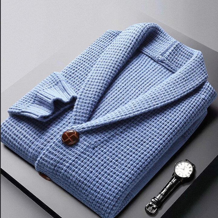 Men's Shawl Collar Cardigan - Wexford Style-The Yellow Prime