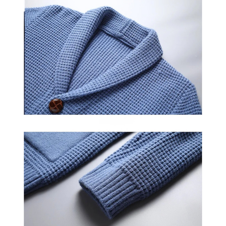 Men's Shawl Collar Cardigan - Wexford Style-The Yellow Prime
