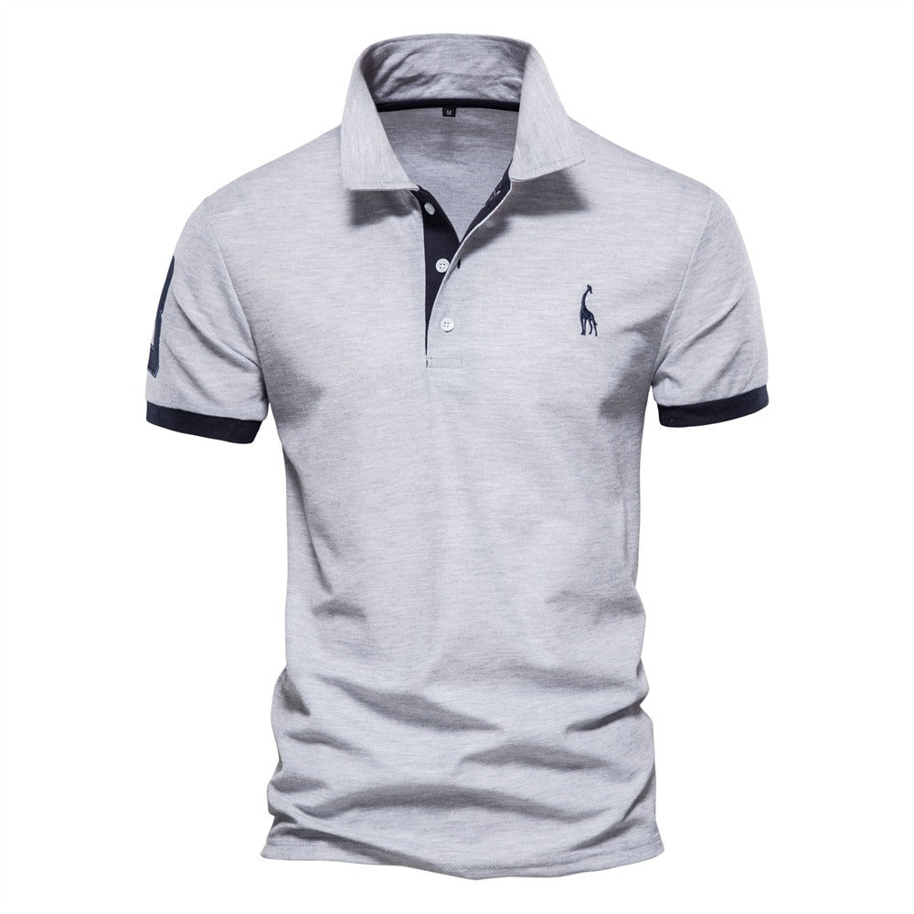 Men's Slim-Fit Casual Polo Shirt-The Yellow Prime