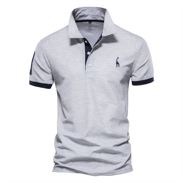 Men's Slim-Fit Casual Polo Shirt-The Yellow Prime
