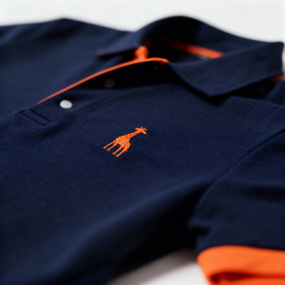 Men's Slim-Fit Casual Polo Shirt-The Yellow Prime