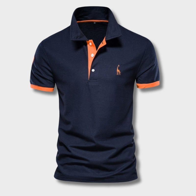 Men's Slim-Fit Casual Polo Shirt-The Yellow Prime