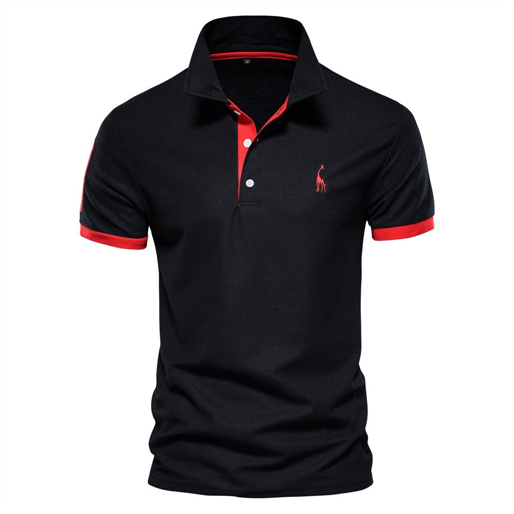 Men's Slim-Fit Casual Polo Shirt-The Yellow Prime