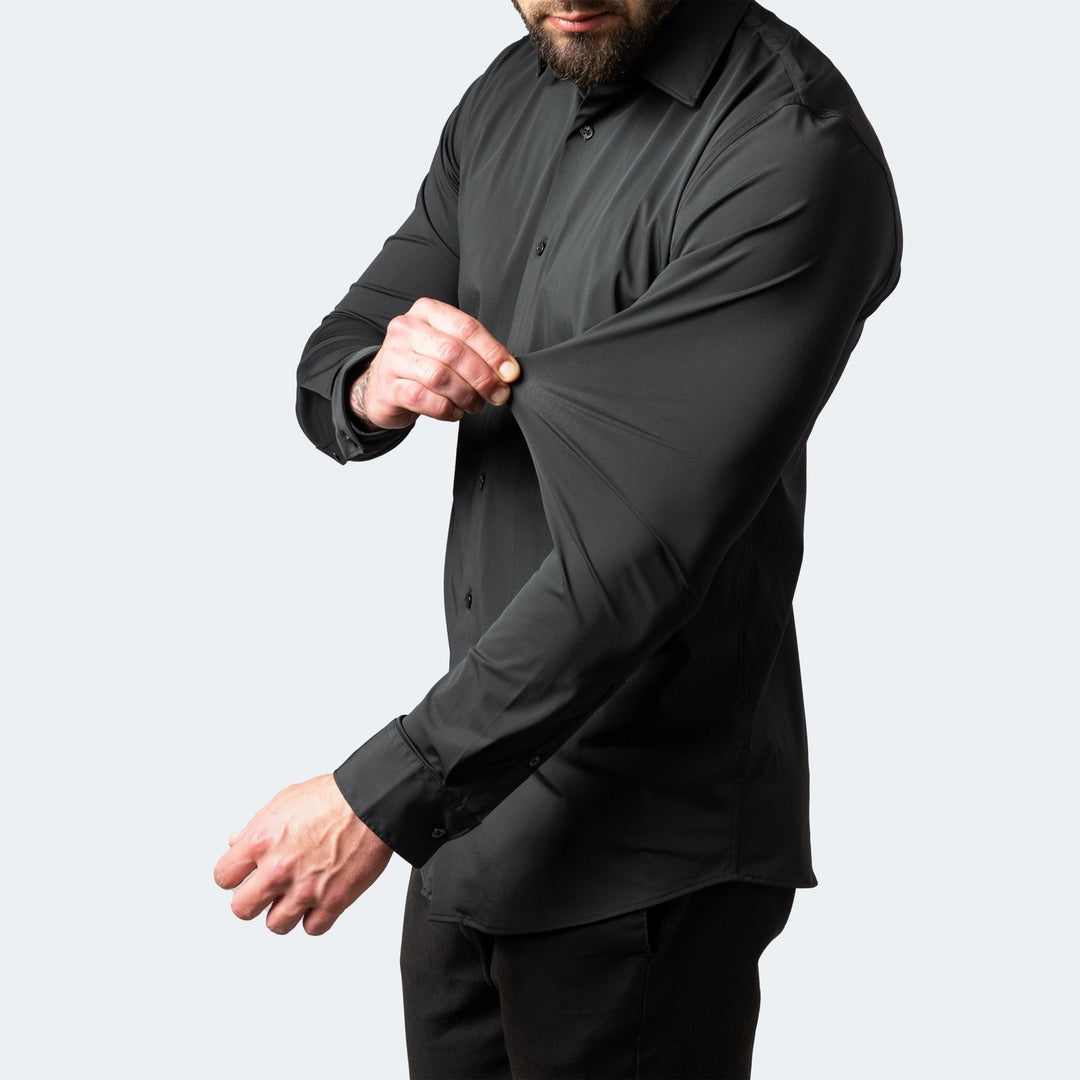 Men's Slim Fit Modern Stretch Dress Shirt – Comfortable Style-The Yellow Prime