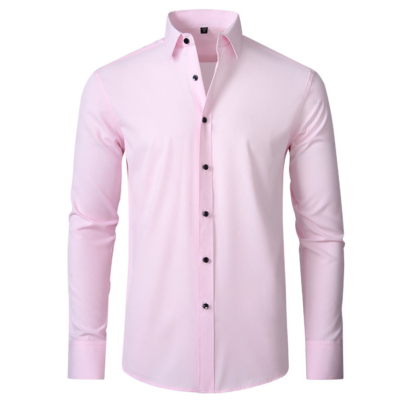Men's Slim Fit Modern Stretch Dress Shirt – Comfortable Style-The Yellow Prime
