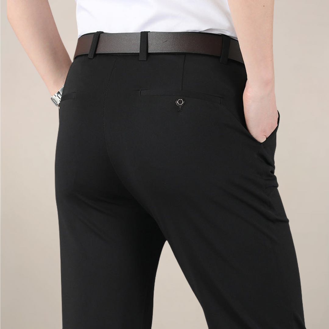 Samuel | Men's Slim Fit Stretch Waist Trousers