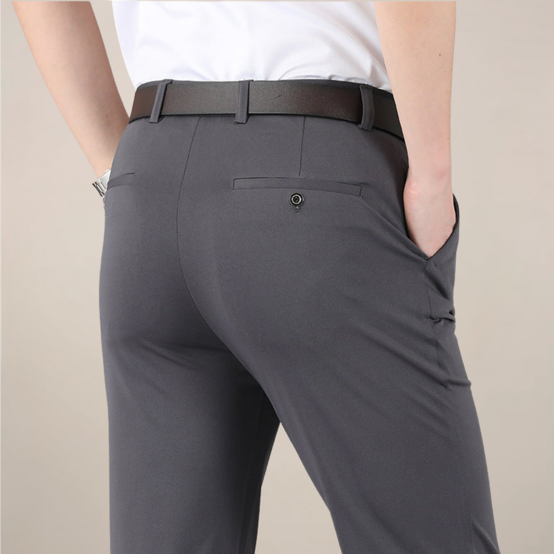 Samuel | Men's Slim Fit Stretch Waist Trousers