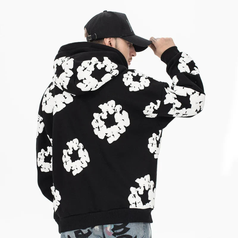 Men's Soft Cotton Graphic Hoodie – Casual Fashion Sweatshirt-The Yellow Prime