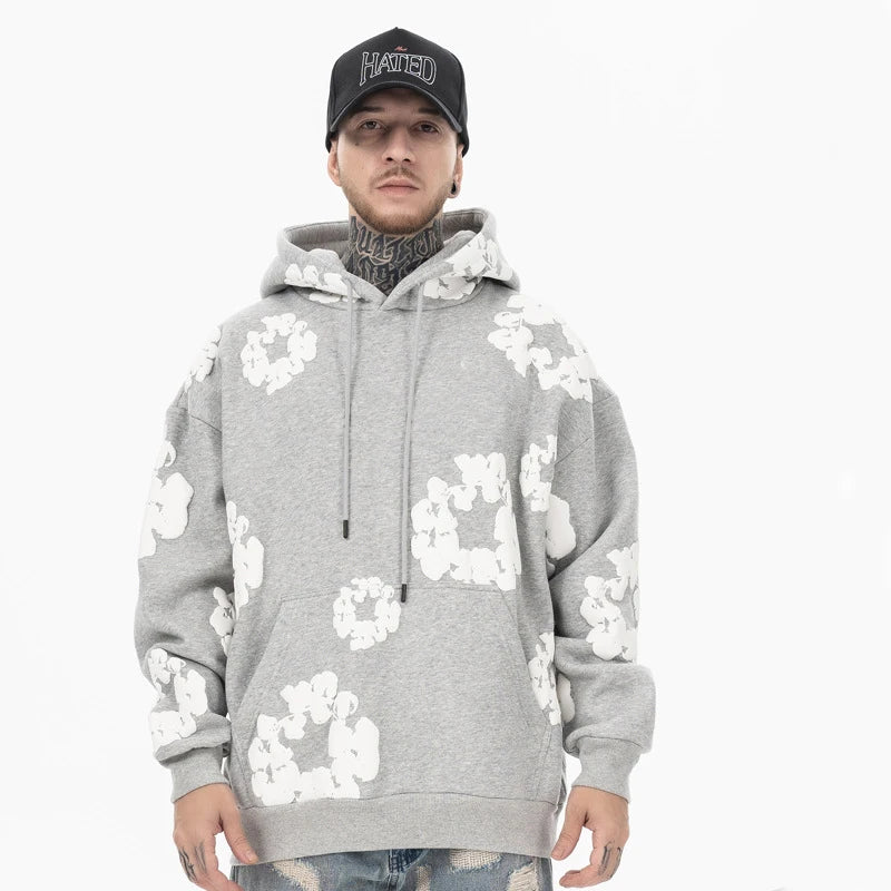 Men's Soft Cotton Graphic Hoodie – Casual Fashion Sweatshirt-The Yellow Prime