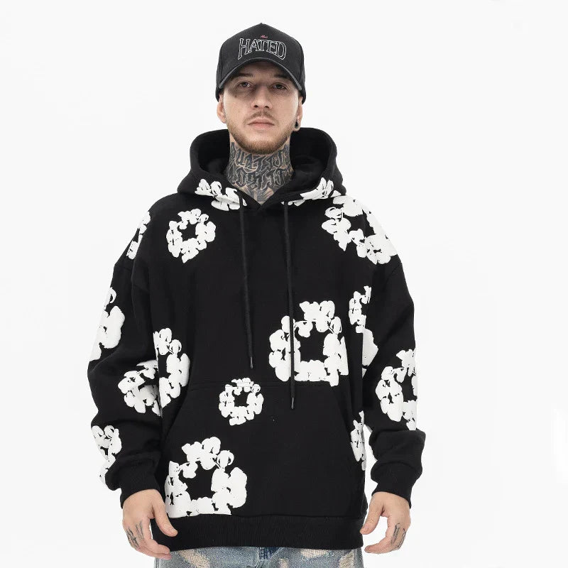 Men's Soft Cotton Graphic Hoodie – Casual Fashion Sweatshirt-The Yellow Prime