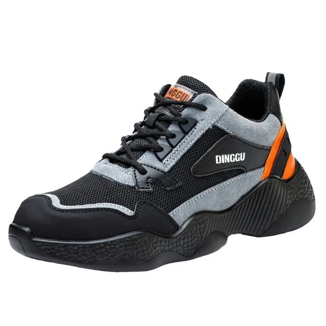 Men's Steel Toe Safety Work Sneakers-The Yellow Prime