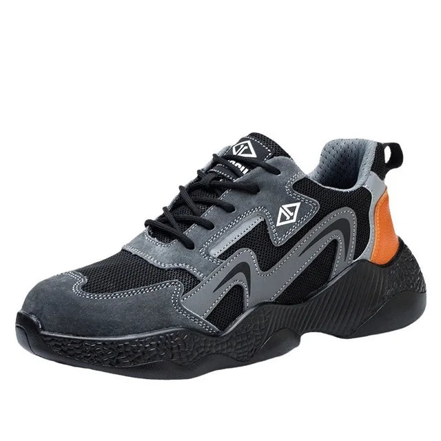 Men's Steel Toe Safety Work Sneakers-The Yellow Prime