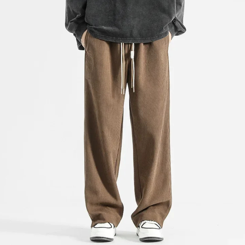 Men's Stripe Corduroy Joggers-The Yellow Prime