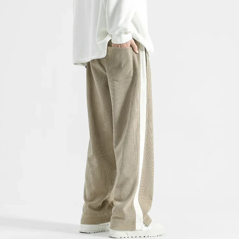 Men's Stripe Corduroy Joggers-The Yellow Prime