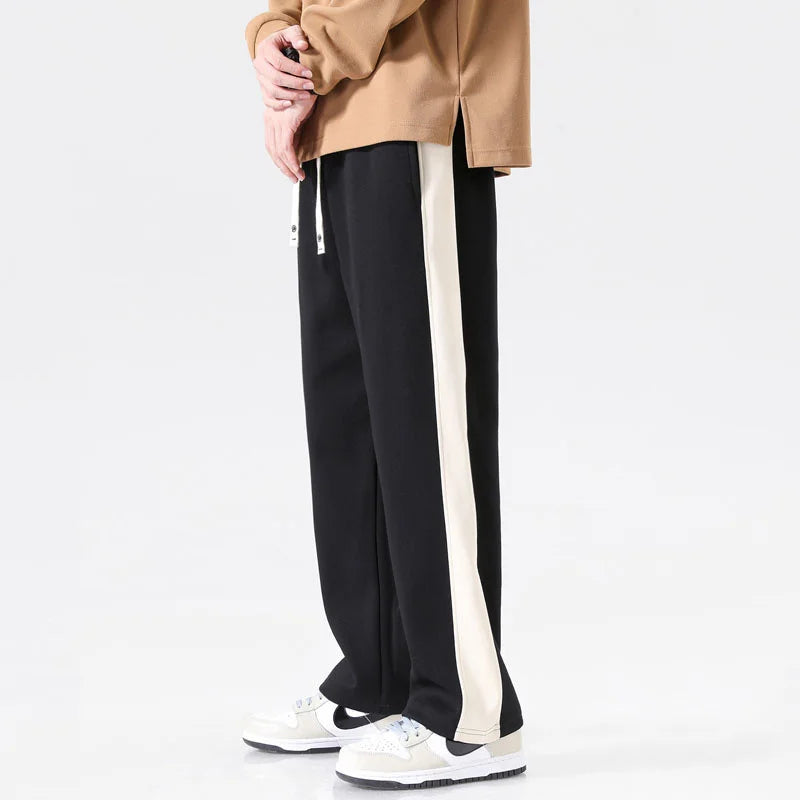 Men's Stripe Joggers - Stylish and Comfortable Activewear-The Yellow Prime