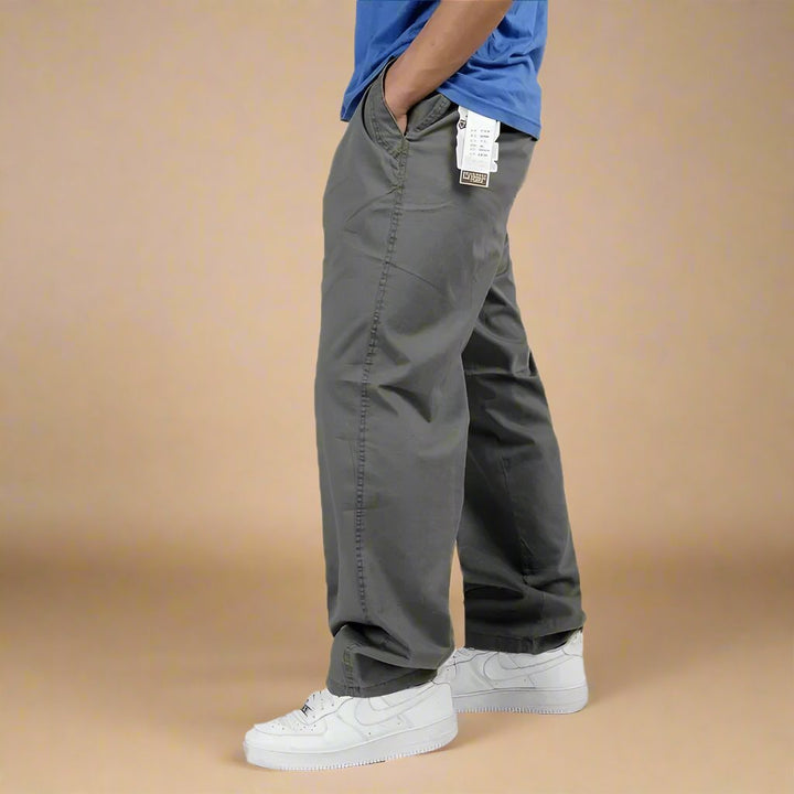 Men's Stylish Baggy Chino Pants | Comfortable Fit with Elastic Waistband-The Yellow Prime