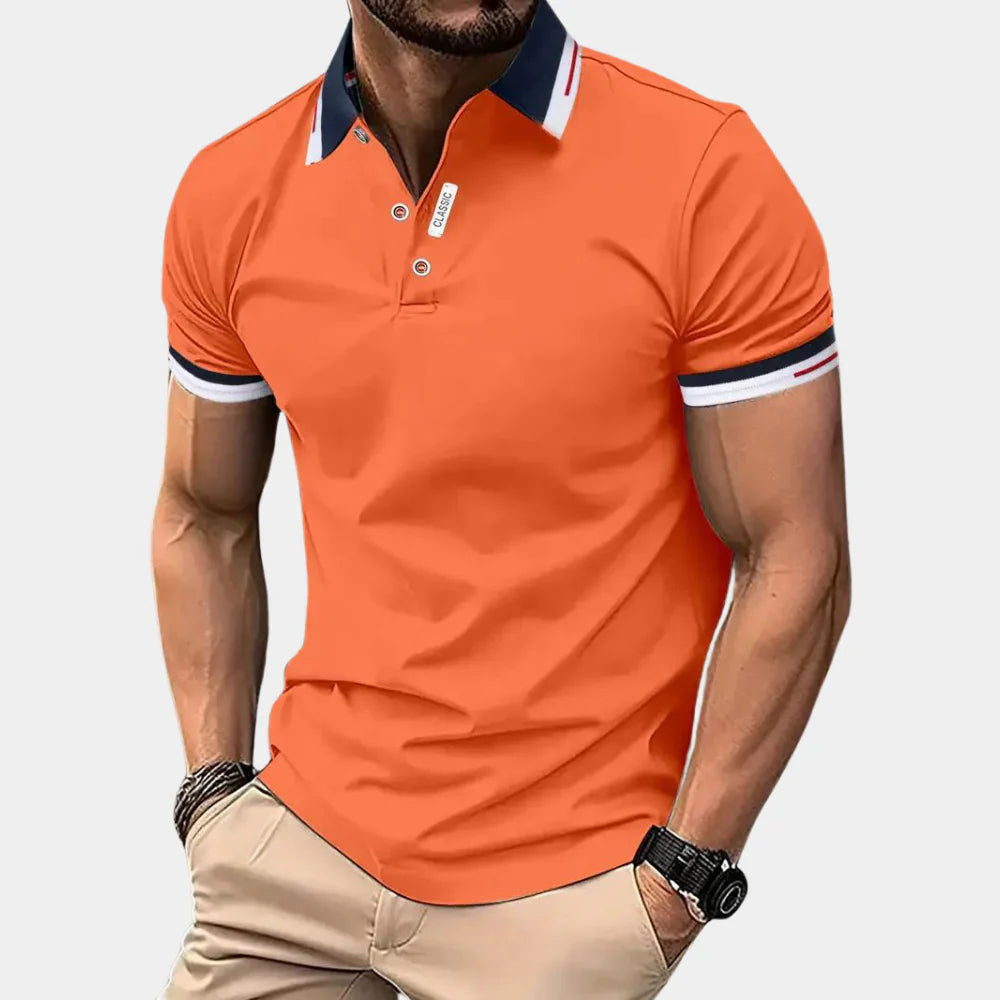 Men's Stylish Modern Polo Shirt-The Yellow Prime