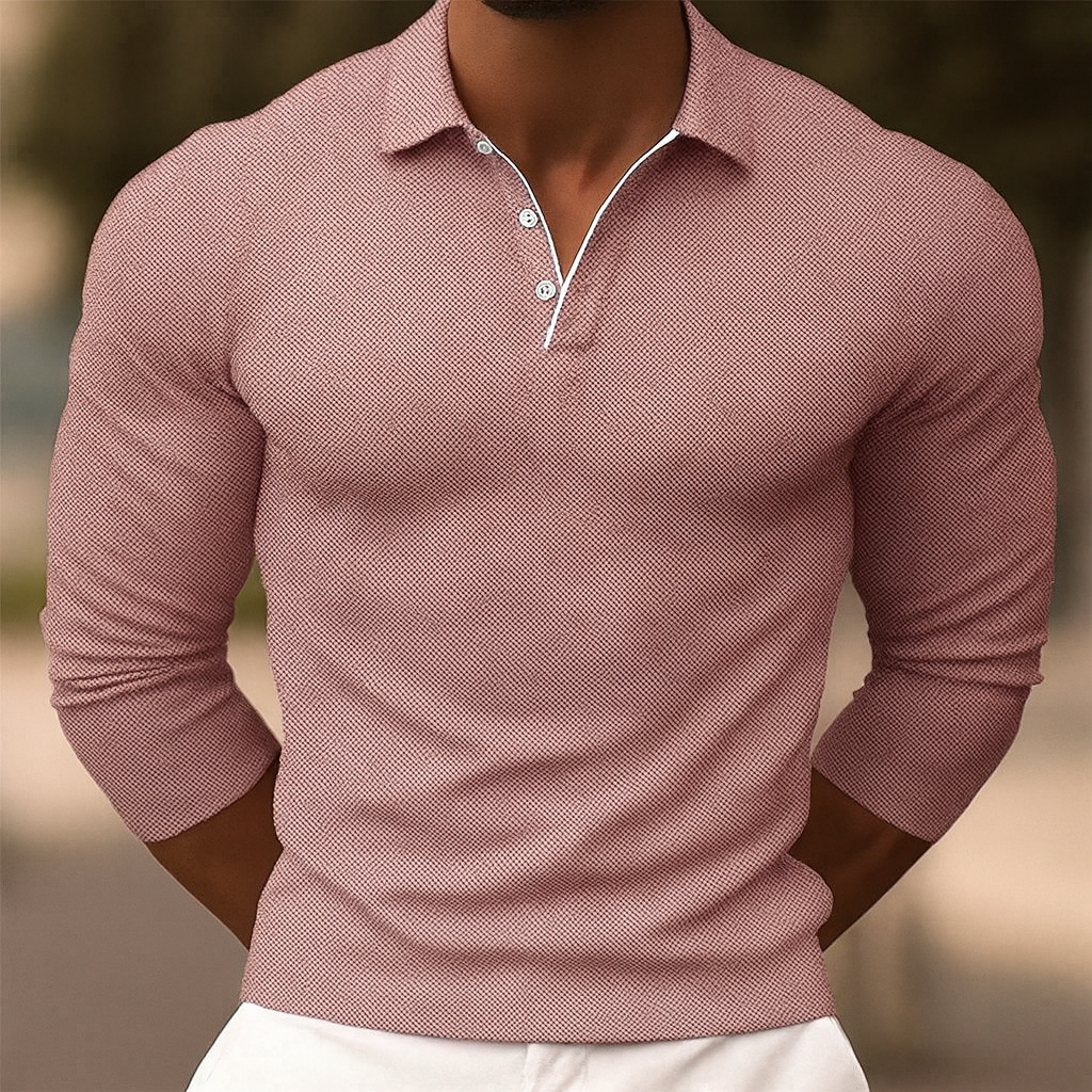 Men's Stylish Smart Casual Polo Shirt-The Yellow Prime