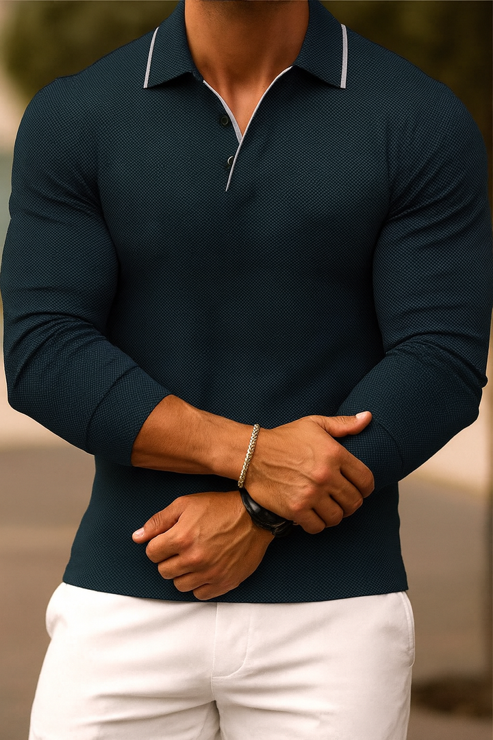 Men's Stylish Smart Casual Polo Shirt-The Yellow Prime