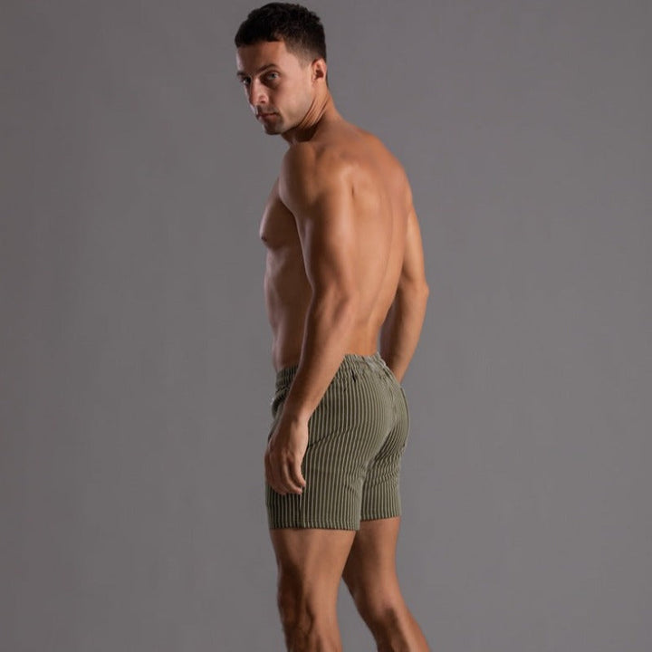 Men's Super-Stretch Workout Shorts, Flexible Gym Shorts for Fitness-The Yellow Prime